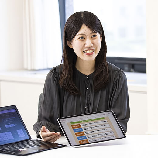 法人営業の仕事風景写真